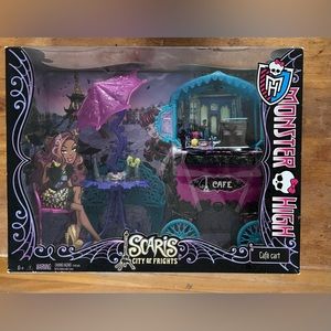 Monster High Scaris Cafe Cart NEW in Box
